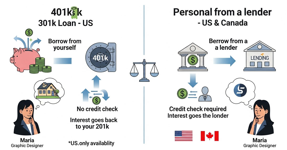 401k loan vs personal loan