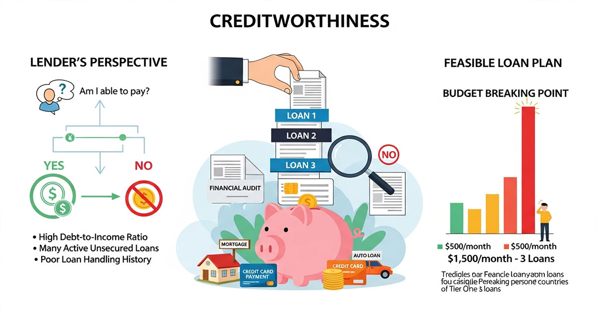how many personal loans can you have at once