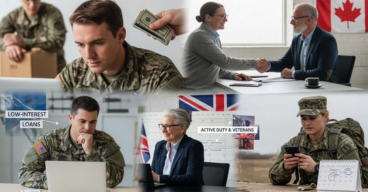 military personal loans