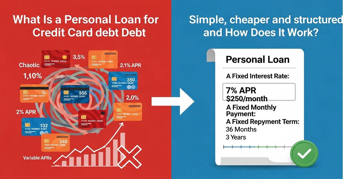 personal loan for credit card debt