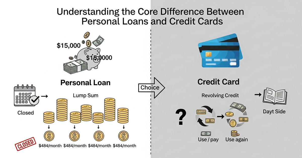 personal loan vs credit card