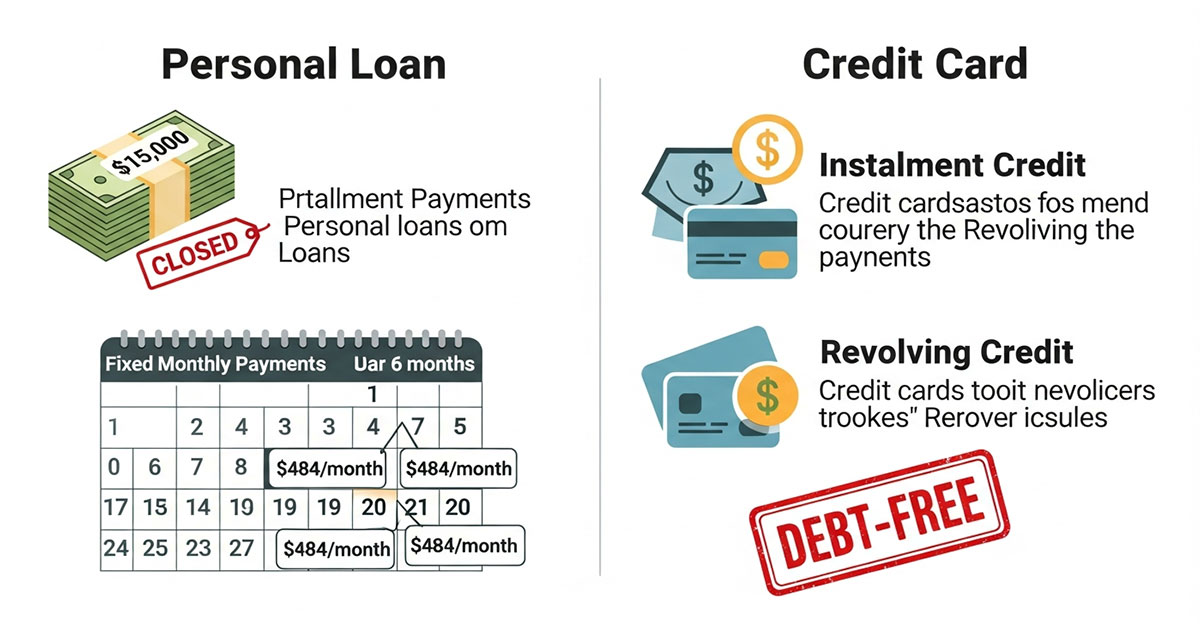 personal loan vs credit card